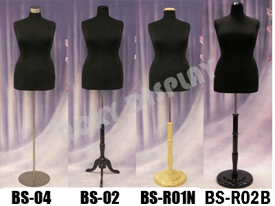 Mannequin Manequin Manikin Dress Form #F18/20BK+BS 04  