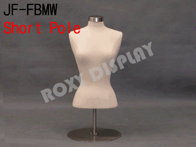 Female Medium Size Mannequin Dress Form Hard Foam #FBMW+BS-R01N 