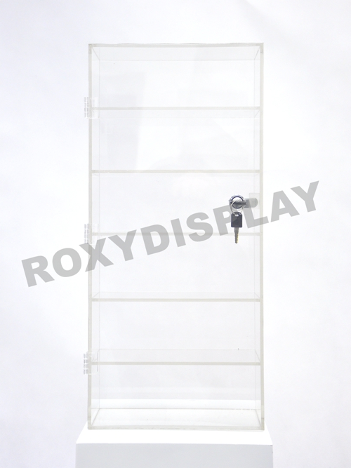 Clear Acrylic Display Tower Case 10 x 4.5 x 22  #JW-AD-F1022