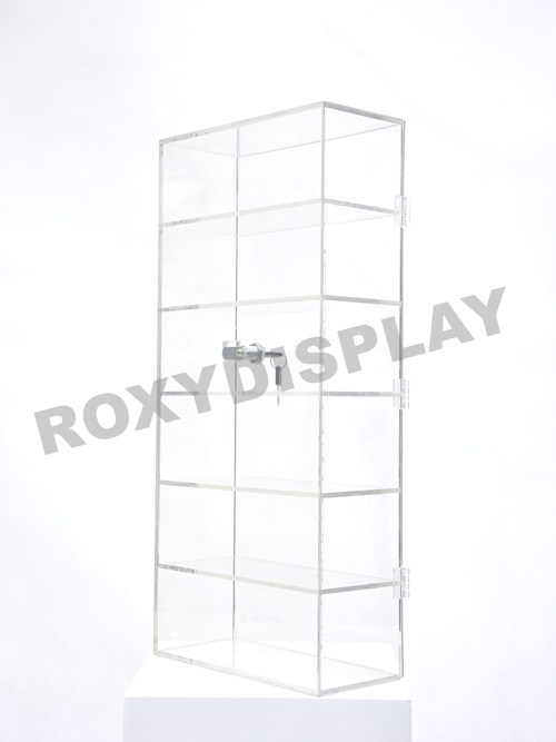Clear Acrylic Display Tower Case 10 x 4.5 x 22   #JW-AD-F1022 