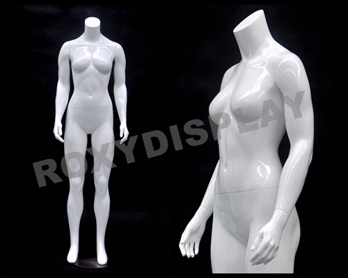 Fiberglass Female mannequin Headless Style Dress Form Display #MD-A3BF 