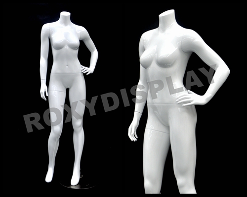Fiberglass Female mannequin Headless Style Dress Form Display #MD-A6BW2--S 