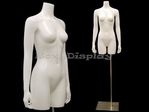 Buy (MZ-GH1/2F) ROXYDISPLAY™ Female Invisible Mannequin Torso with Magnetic  Fittings. with Nice Figure and arms,V-Neck. Removable Neck and Arms.  Fiberglass Material. Wheelbase with Brakes Included. Online at  desertcartAruba